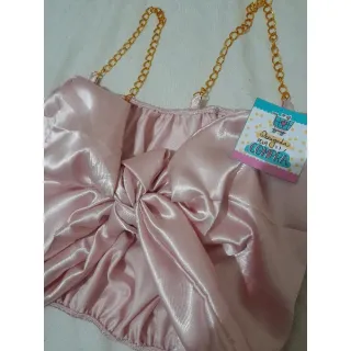 Blusa Cropped com corrente - Promoção diversas cores - Rose cetim1