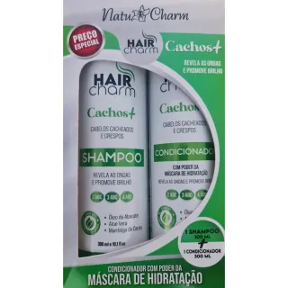 Shampoo e Condicionador HairCharm Kit 300ml - Raryel - Coco Reparador