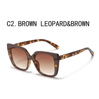 Óculos Femininos Anti-Luz Azul - Moda Quadrado, Molduras Coloridas - C13.Flor roxa