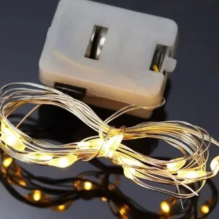 Decoração de Natal: Fada de Led 2 metros para Ano Novo, Casamento e muito mais - 5 peça