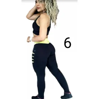 Treino Fitness Conjunto Top + Calça Legging, Kit Academia 3 peças - M