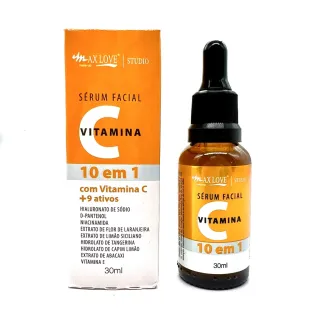 Pronto Entrega - Sérum Facial Max Love Vitamina C 10 EM 1 com 9 Ativos - Único