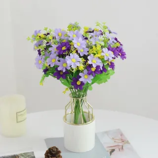 Decoração Jardim Festa Hotel Família Casamento Flor Seda Artificial - purple