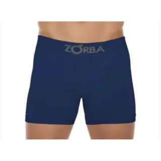 Cuecas Boxer Zorba Seamless Algodão - Kit 10 unidades - Preta,Bco,Cinza,Marinho,Outras