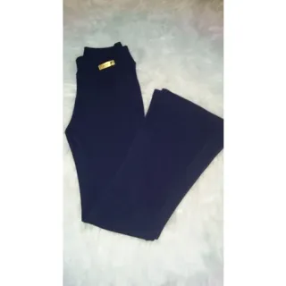 Malha crepe juvenil tamanho 10,12,14,16 - Calça bailarina flare feminina - Vinho