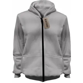 Agasalho Feminino com Zíper e Capuz - Blusa Frio Ziper01 - G