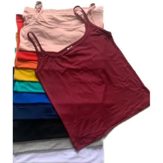 Blusinha Feminina Alcinha Regata - Blusa - Cinza