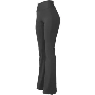 Cós Alto Calça Flare Feminina Boca de Sino Bailarina - Cirre preto