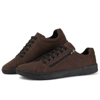 Promoção Imperdível: Sapatenis Masculino Calce Facil com Ziper + Brinde - Preto