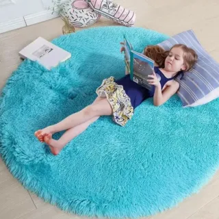 Tapete Redondo Colorido Tie Dye 1,3 M - Tiffany