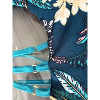 Bikine de Cintura Alta Biquines Maiô Suplex Grosso Body Maio Cavado - estampa 6