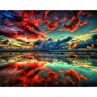 Quadro Tela Diy Kit Pintura Em Números Terapêutica - Tinta Acrílica, Pincel - 19 - Quatro estações