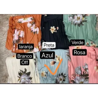 Moda Luxo Evento Saia Longa Feminina Plissada Estampada Floral - Branco off 2