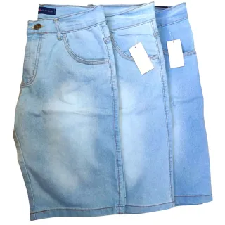 Bermuda Jeans Masculina Slin com Lycra - Conforto e Estilo em uma Peça Versátil - 40