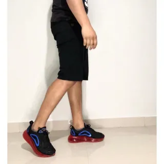 Masculino Bermuda Sarja Jeans - Cinza