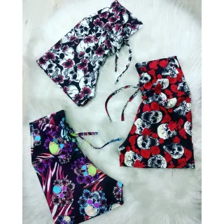 Fitness Feminino Corda Shortinho Roupa de Academia