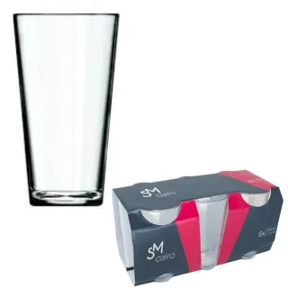 Copos de Vidro Cairo Transparente Nadir Agua - Conjunto com 6 Unidades - Único