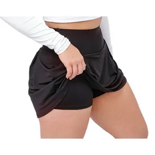 Saia Shorts Feminino Suplex Fitners para Academia e Caminhada - GG/48-50
