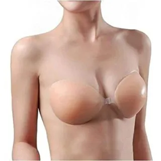 UnBra Original - Sutiã Adesivo de Silicone Invisível Aumenta e Levanta Seios - M