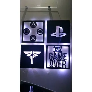 Quadro Vazado Gamer Geek em MDF 3mm - Decoração Original - The Witcher DV_0419