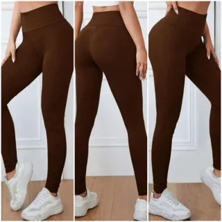 Calça Ciclista Suplex em Cores Preta, Cinza e Coloridas - Cós Alto - Bordô