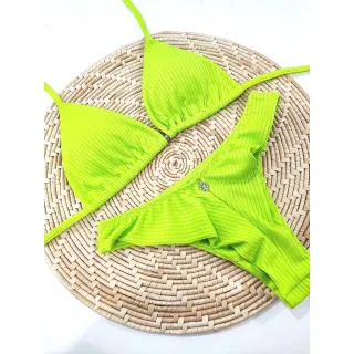 Bojo removível, biquíni fio duplo - Raryel - roxo canelado