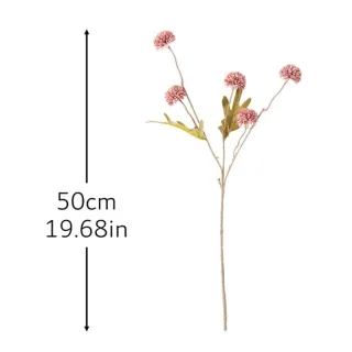 Arranjo Decorativo de Flores Artificiais Dente de Leão - Buquê com 5 flores - Azul