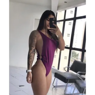 Cavado Argola Maiô - Azul Marinho