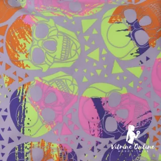 Moda Feminina Fitness: Conjunto Top + Calça Legging Plus Size Cós Alto - Estampa 06