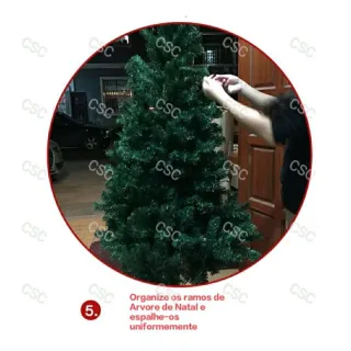 Pinheiro de Natal Verde Tradicional - Tamanhos: 120cm, 150cm, 180cm e 210cm - Arvore natal verde tradicional