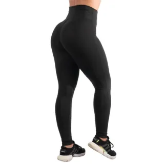 Envio Imediato Conjunto Fitness Top + Calça Legging Academia - Top + Calça Preto