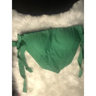 Bojo Cropped Feminino Alça Lacinho Sustentável - Preto