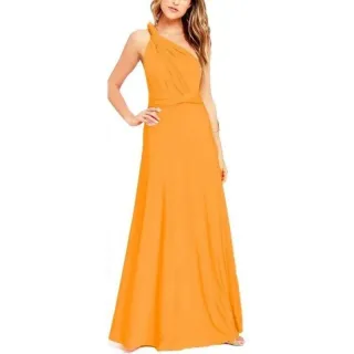 Vestido multiformas em tecido fluit: terracota, fucsia, rosa canela, lilás e mais cores - MENTA