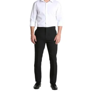 Promoção Calça Social Masculina Slim Preto Microfibra - Luxo e Qualidade - Preta
