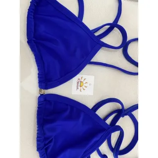 VÁRIAS CORES! Biquini tradicional Cortininha - Laranja