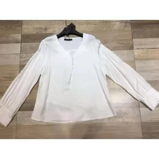 Manga longa feminina: Camisa Social Ref:MZ986 - Amarelo