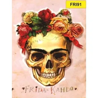 81 a 100 Placa Decorativa Frida Kahlo - FRI92