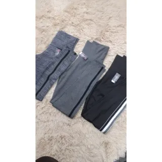 Conjuntos de Legging e Top sem Bojo para Academia Fitness - M