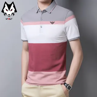 Camiseta Polo Masculina Manga Curta - Moda Casual - Blue