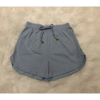 Shorts Academia Malha Canelada Ponteira 2023 Curto - CORES VARIADAS