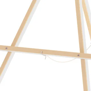 Tripe Cavalete Madeira Quadros Pintura Lousa Telas 82cm - Único