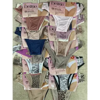 Pronta Entrega - Kit 3 Calcinhas Delrio Biquíni em microfibra ORIGINAL - G/ ONÇA/1