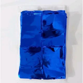 Decoração Festa Metalizada Quadradinha - Painel Cortina Parede - Vermelho