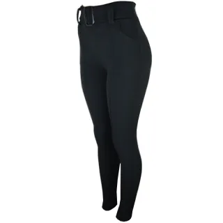 Veste Super Bem Calça Feminina Xadrez Skinny com Cinto - Vinho