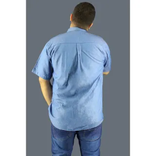 Masculina Social Jeans Camisa - 2