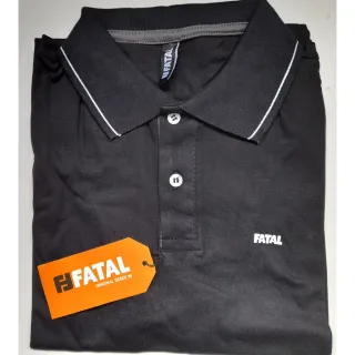 Polo Fatal Surf Preta - Camisa 25232/26383 - Cinza 26402