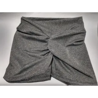 Short Academia Feminino Legging Levanta BumBum Franzido - Rosa