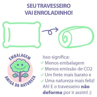 Travesseiro Antialérgico 70x50cm - Enchimento de Fibra Siliconada - Branco