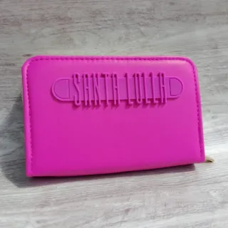 Carteira feminina tamanho médio em zíper com porta cartões, documentos, cédulas e moedas - Cores variadas - SL verde Tiffany