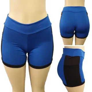 Treino Suplex Feminino Básico com Bolso em Tule Della - Fitness, Academia, Crossfit - BRANCO/PRETO